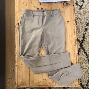Khaki colored Express work pants
